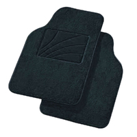 CARFIT PRESTIGE CARPET FLOOR MAT SET - 2 PIECE FRONT BLACK 4542001 
