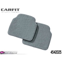 CARFIT PRESTIGE CARPET REAR FLOOR MATS 2 PIECE - GREY 43x45cm 4542025 