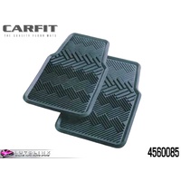 CARFIT HEAVY DUTY FRONT TERRAIN RUBBER CAR MATS GREY - PAIR 4560085 