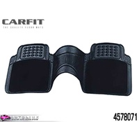 CARFIT MAJESTIC REAR ONE PIECE MAT CARPET / RUBBER UNIVERSAL FIT BLACK 4578071 