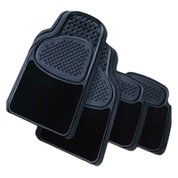 CARFIT PRIMACY BLACK CARPET & RUBBER MAT SET - 4 PIECE UNIVERSAL FIT 4592081 