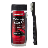 Mothers 46141 Naturally Black Heavy Duty Trim Cleaner Kit 355ml with Brush