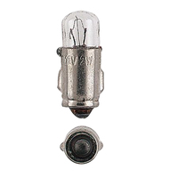 Narva 47281 Bayonet Globes 12V 2W 6.5 x 21mm Base BA7S T6.5 x 10