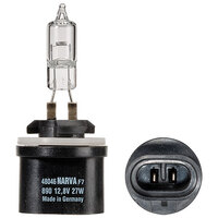 NARVA H27 FOG DRIVING LIGHT GLOBE 12V 27W 48046BL STRAIGHT BASE 2 PIN x1