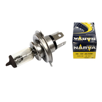 Narva H4 Head Lamp Head Light Globe 12V 60/55W 48881 x1 - 3 Pin Globe