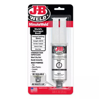 JB Weld 50101 MinuteWeld 1 Min Instant Setting Epoxy 2300 PSI Clear