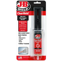 JB WELD 50114H CLEAR WELD QUICK SETTING EPOXY HIGH STREMGTH 5 MIN SET TIME 14ml