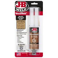 JB Weld 50151 Wood weld 2 Part Quick Setting Epoxy For Wood Light Tan 25ml