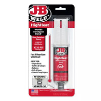 JB Weld 50197 High Heat Epoxy Adhesive Temperature Resistant Repair Glue 25ml