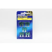 NARVA GREEN ATS BLADE FUSE PACK 30 AMP 5 PACK 52830BL