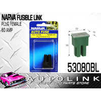 NARVA FUSIBLE LINK - FEMALE PLUG 80 AMP 53080BL