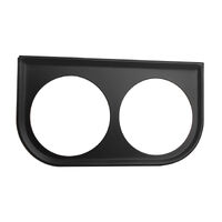 Speco 541-06 Double Gauge Mounting Panel Plate for 2-5/8″ Gauges - Black