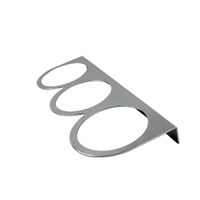Speco 541-10 Triple Gauge Mounting Panel Plate for 2-5/8″ Gauges - Chrome