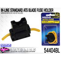 NARVA IN-LINE STANDARD ATS BLADE FUSE HOLDER - 30 AMP RATED ( 54404BL )