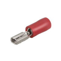 Narva Red Female Blade Terminal Flared Vinyl Insulated Wire 2.5-3mm Tab 3mm