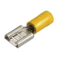 Narva Crimp Terminals Female Blade Insulated Yellow 5-6mm Wire 9.5mm Tab Qty 10