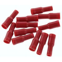 NARVA 56050BL CRIMP TERMINALS FEMALE BULLET INSULATED RED 2.5 - 3mm WIRE 4mm TAB