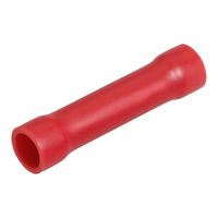 Narva Crimp Solder Terminals Cable Joiner Insulated Red 2.5 - 3mm Wire Qty 15