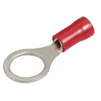 Narva 56075BL Crimp Terminals Ring Eye Insulated Red 2.5 - 3mm Wire 8.4mm Hole