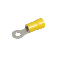 NARVA 56084BL CRIMP TERMINALS RING EYELET INSULATED YELLOW 5-6mm WIRE 4.3mm HOLE