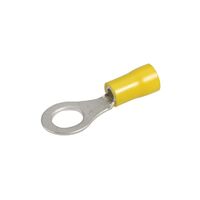 Narva Crimp Terminals Ring Eyelet Insulated Yellow 5-6mm Wire 8.4mm Hole Qty 10