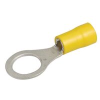 Narva 56092BL Crimp Terminals Ring Eyelet Insulated Yellow 5-6mm Wire 9.5mm Hole