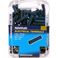 NARVA 56156 CRIMP TERMINALS CABLE JOINER INSULATED - WIRE 4mm BLUE QTY 100 