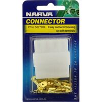 NARVA 56278BL 8 WAY CONNECTOR HOUSING WITH TERMINALS AMPERAGE RATING 20A