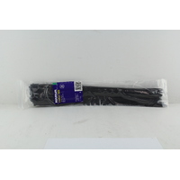 NARVA 56409 BLACK CABLE TIES 4.8mm x 507mm 20" LONG 100 PACK UV RESISTANT