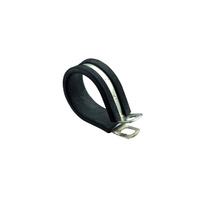 NARVA 56483 PIPE CABLE SUPPORT CLAMPS 19mm STEEL P CLAMP UV RUBBER COVER x10