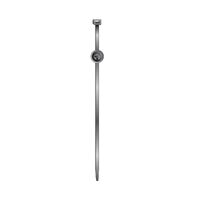 NARVA BLACK CABLE TIES WITH FIR TREE MOUNT 4.8mm x 300mm - 100 PACK 56902