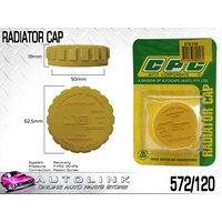 CPC RADIATOR CAP 572/120 FOR DAEWOO LEGANZA 692E 69ZE 2.0L 2.2L 4cyl 1997 - 2005