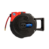 JAMEC PEM 58.1034 PRO SERIES AIR HOSE REEL 3/8" HOSE x 20m LONG WITH BRACKET