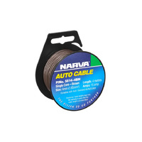 NARVA 5814-4BN SINGLE CORE CABLE BROWN 4mm DIA 4 METRE ROLL - 15 AMP RATED
