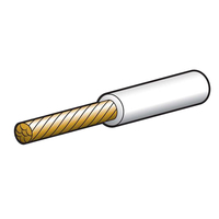 Narva Single Core Cable - White 50 Amp 6mm Sold per Metre (5816-30WE)