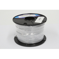 NARVA SPEAKER CABLE TWIN CORE GREY/WHITE TRACE 50 METRE ROLL 2mm 2.5 AMP