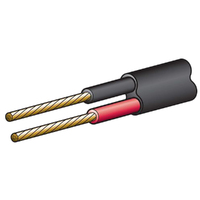 Narva Twin Core Cable Twin Sheath Red / Black 3mm 10 Amp Sold per Metre