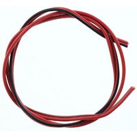NARVA FIGURE 8 CABLE RED / BLACK TRACER 4mm 15 AMP ***SOLD PER METRE***