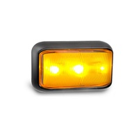 LED Autolamps 58AMB 58 Series Amber Side Marker Indicator Lamps 12-24V Box of 10