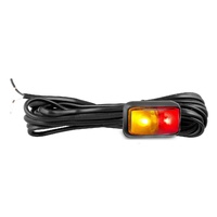 LED Autolamps 58ARM3 Red Amber Side Marker Clearance Lamp 12-24V 3m Cable
