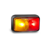 LED Autolamps 58ARMB 58 Series Red Amber Side Marker Clearance Lamps 12-24V x10