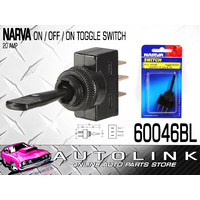 NARVA 60046BL TOGGLE SWITCH ON OFF ON 20a @ 12V x1
