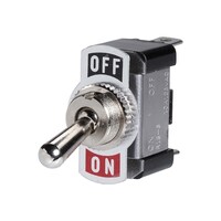 NARVA 60060BL ON / OFF METAL TOGGLE SWITCH - AMP RATING 20A AT 12V - 10A AT 24V 