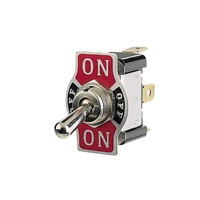 Narva 60061BL On Off On Metal Toggle Switch With Tab 20A 12V