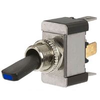 NARVA 60281BL OFF - ON HEAVY DUTY TOGGLE SWITCH WITH BLUE LED 20 AMP 12 VOLT