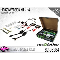 HID CONVERSION KIT 24 VOLT H4 GLOBES HIGH/LOW 35 WATTS FOR CAR 4WD TRUCK