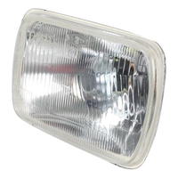 Rectangle High Low Beam Insert 200 x 142mm Head Light Lamp for H4 Globe x1
