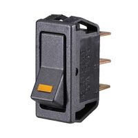 Narva 62000BL Off On Rocker Switch with Amber Led 20A @ 12V Mounting 29 x 11.5mm