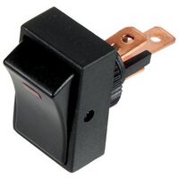 NARVA OFF/ON ROCKER SWITCH WITH RED L.E.D 25 AMP 12 VOLT , MOUNT HOLE 12mm DIA