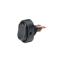 NARVA 62057BL OFF ON ROCKER SWITCH WITH AMBER LED 30A @ 12V MOUNT HOLE 12.2mm